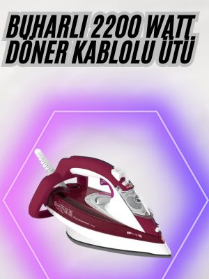 2200W Seramik Kaplama Estetik Tasarımı 360 Derece Dönebilir Kablosu