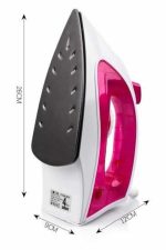 Buharlı Ütü 2200 Watt Seramik Tabanlı Taşınabilir Kablolu Ütü - Görsel 2