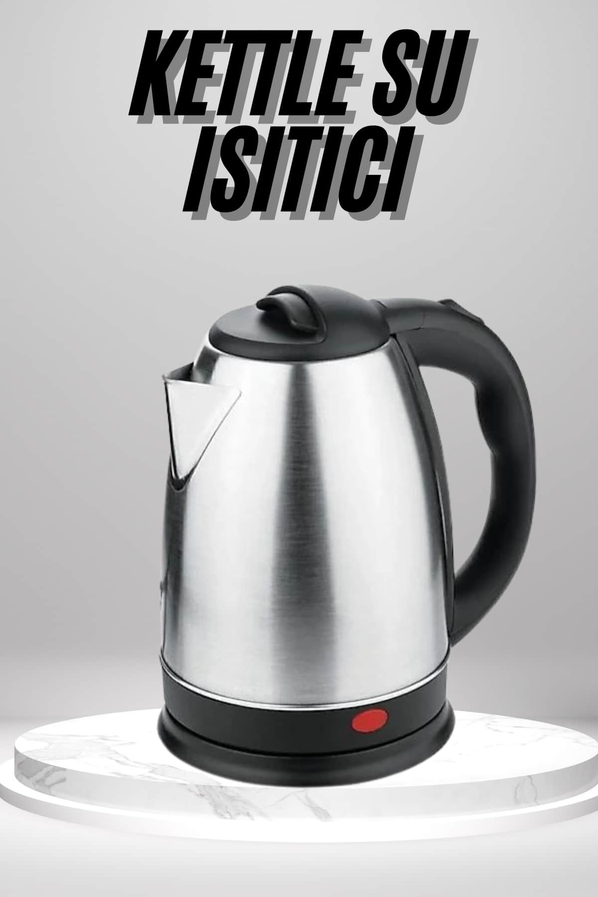 1214547_6-234.jpg Su Isıtıcı 220 - 240 V Paslanmaz Çelik Kettle Uzun Ömürlü 2000 Watt - Görsel 1