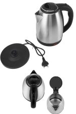 Elektrikli Paslanmaz Çelik Su Isıtcı Çelik Kettle 1.8 Lt. Uzun Ömürlü - Görsel 2