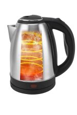 Elektrikli Paslanmaz Çelik Su Isıtcı Çelik Kettle 1.8 Lt. Uzun Ömürlü - Görsel 3