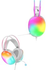 Kablosuz Bluetooth Kulaklık RGB Işıklı Kulak Üstü 5.3 Bluetooth Bağlantılı - Görsel 5