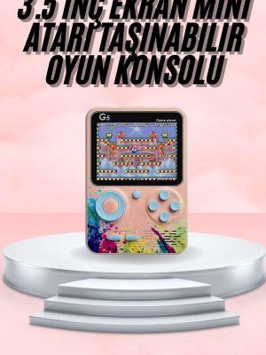 3.5 İnç Klasik Retro LCD Ekran 500 Oyunlu Oyun Konsolu Taşınabilir