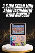 Televizyona Bağlanan Çift Joystick Taşınabilir Klasik Retro Oyunlu
