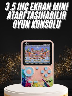 Televizyona Bağlanan Çift Joystick Taşınabilir Klasik Retro Oyunlu