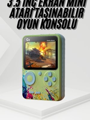 Game Box Oyun Konsolu 500 Retro Oyunlu Mini Taşınabilir 3 İnç