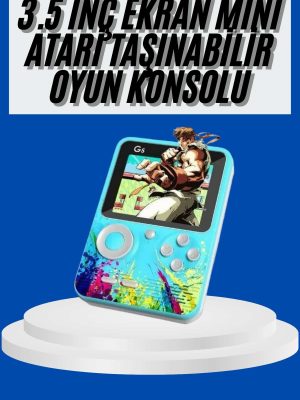 Çocuklara Özel 4K HD Retro Oyun Konsol El Atari Taşınabilir 500 Oyunlu