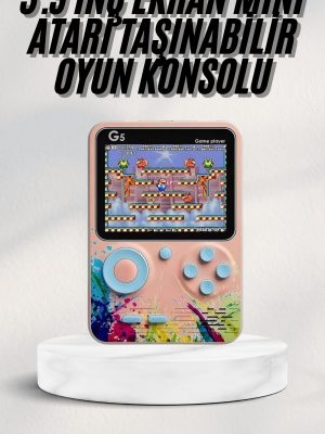 3 İnç Ekran 500 Oyunlu Game Box Mini Taşınabilir Oyun Konsolu