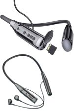 Yeni Nesil Silikonlu Kulak İçi Kablosuz Kesintisiz Bluetooth Kulaklık Kablolu - Görsel 4