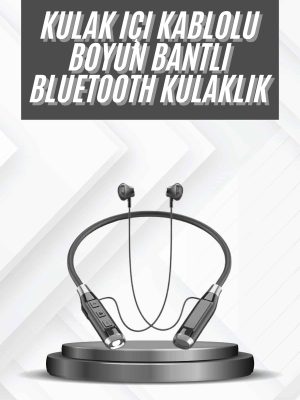 Bluetooth Kulaklık 120 Saat Kullanım Süresi Boyun Askılı Bluetooth Kablosuz Kulaklık