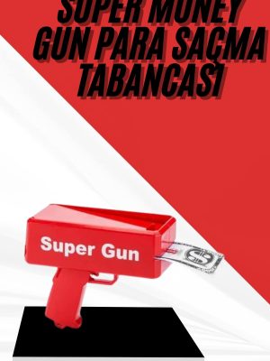 Para Dolar Atma Makinası Super Money Gun Para Saçma Fırlatma Tabancası