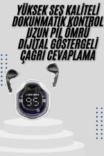 2025 Model Kablosuz Bluetooth Kulaklık ANC ENC Destekli HİFİ Stereo - Görsel 2