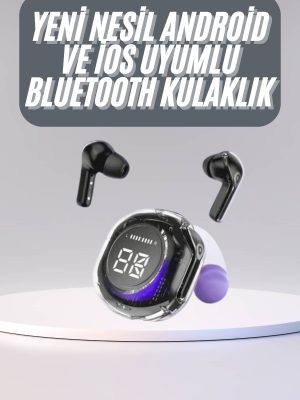 Kulak İçi Bluetooth Kulaklık ANC ENC Özellikli Şarj Göstergeli Kablosuz Kulaklık