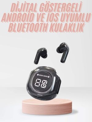 Yeni Nesil Bluetooth Kulaklık Dijital Göstergeli Gaming Dokunmatik 5.3 Kablosuz