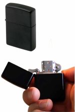 Erkeklere Özel Hediyelik Eşya Zippo Metalik Benzinli Çakmak Doldurulabilir - Görsel 4