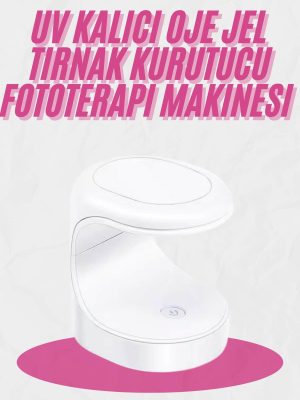Kalıcı Oje Kurutucu Mini UV Işınlı Taşınabilir Hızlı ve Pratik Oje Kurutucu