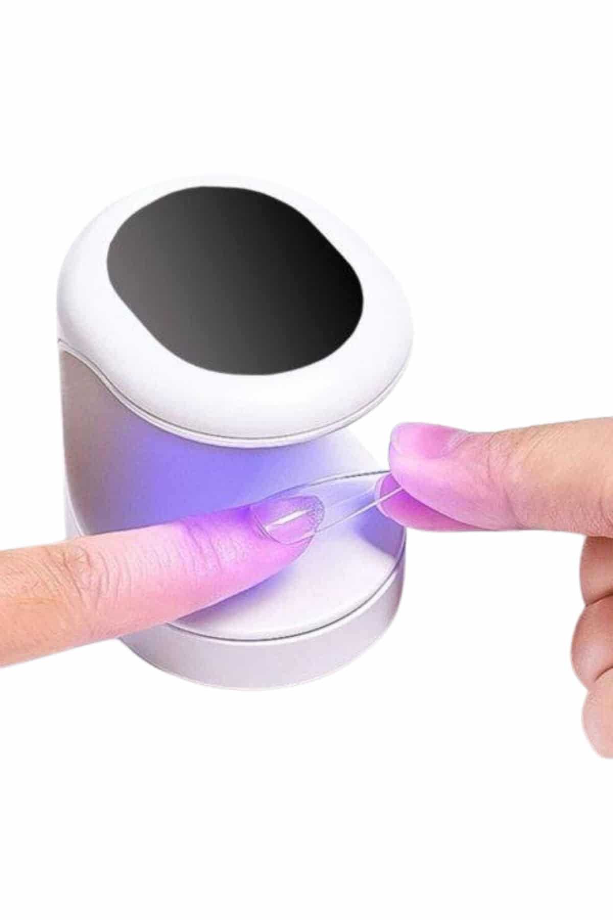 1214604_17-6.jpg Mini Taşınabilir Kalıcı Oje Jel Tırnak Kurutucu Fototerapi Makinesi - Görsel 2
