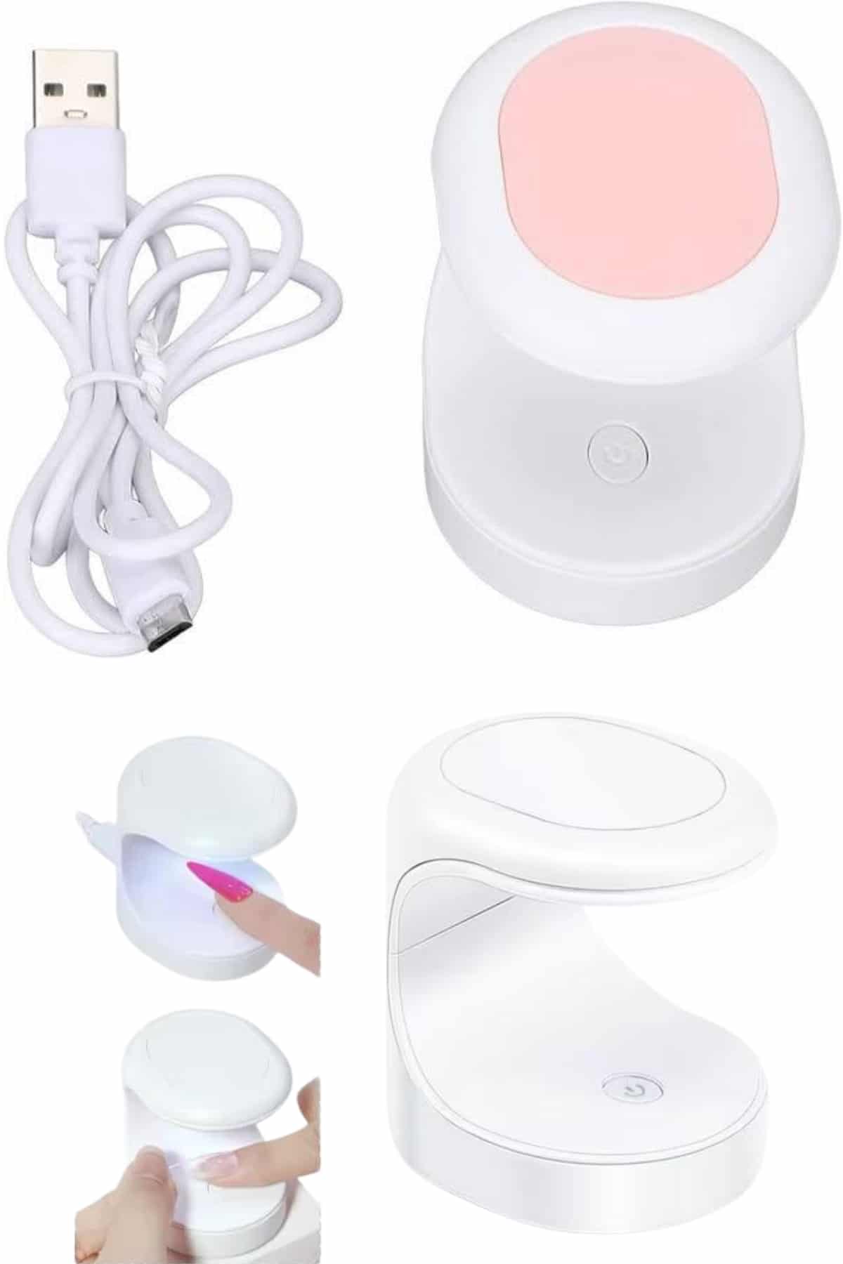 1214604_18-6.jpg Mini Taşınabilir Kalıcı Oje Jel Tırnak Kurutucu Fototerapi Makinesi - Görsel 3