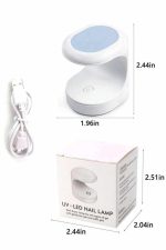 Kalıcı Oje Kurutucu UV Led Teknolojisi Taşınabilir Mini Tırnak Kurutucu - Görsel 5