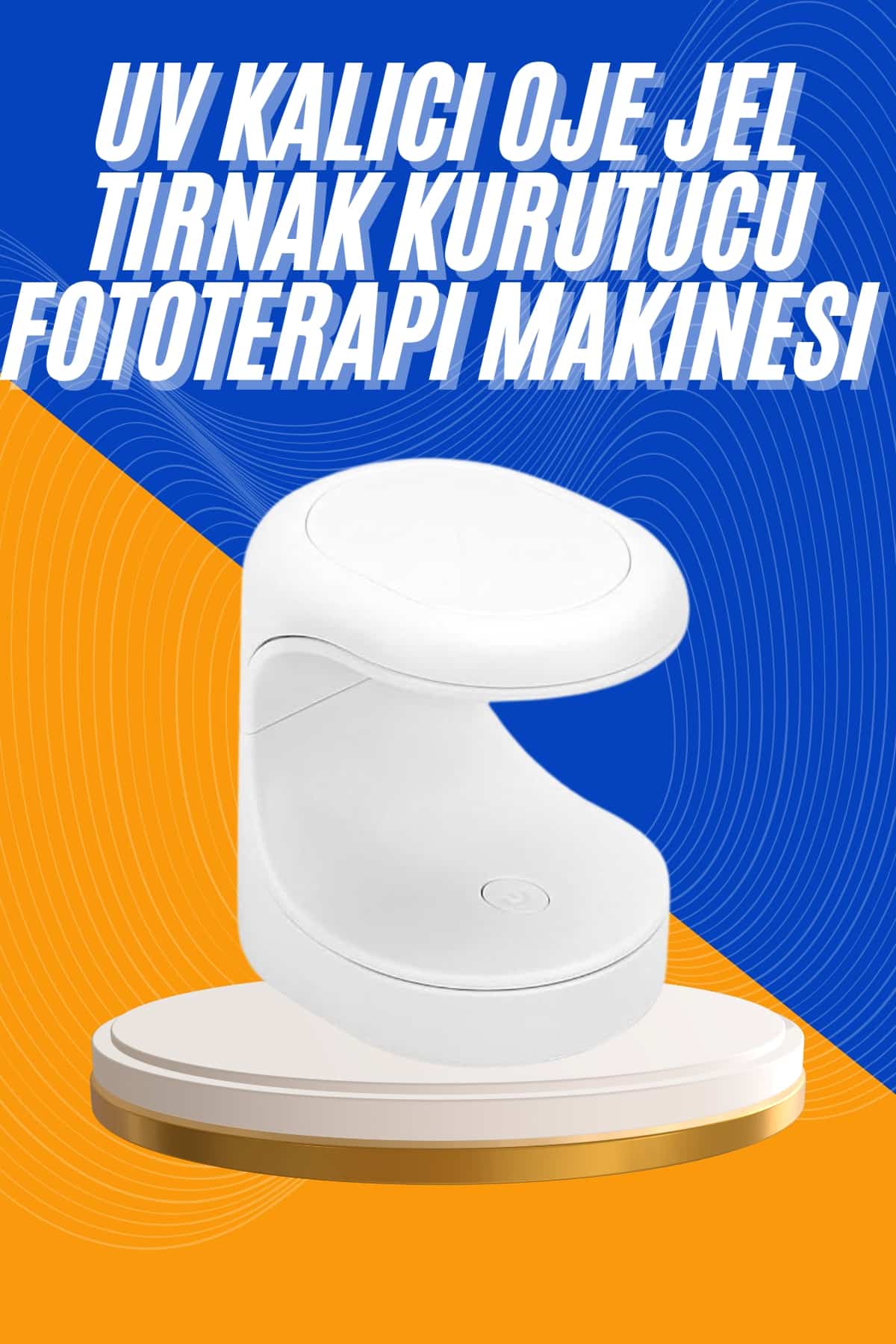 1214606_6-225.jpg Protez Tırnak Kurutucu Kalıcı Oje Led Oje Kurutucu UV Işınlı Taşınabilir - Görsel 1