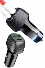 Araç İçi Şarj Cihazı 38W Güç Kapasiteli Type-C Girişli Araba Çakmaklık - Görsel 5