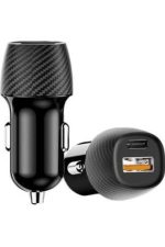 Hızlı Oto Şarj Cihazı 38W Çift Girişli HIzlı Şarj Oto Çakmaklık Type-C - Görsel 2