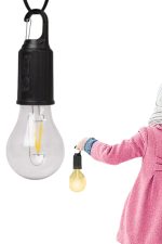 Taşınabilir Askılı Ampul Kamp Lambası Askılı Type-C Şarjlı Bahçe Lambası - Görsel 3