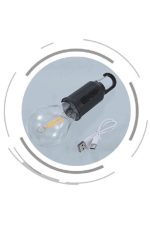 Taşınabilir Askılı Ampul Kamp Lambası Askılı Type-C Şarjlı Bahçe Lambası - Görsel 4