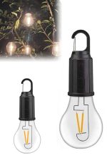 Taşınabilir Şarjlı Led Ampul Askılı Lamba Kamp Bahçe Lambası - Görsel 3