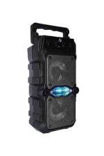 Çift Çıkışlı Güçlü Bataryalı Kablosuz Yüksek Ses Kaliteli Bluetooth Hoparlör - Görsel 2