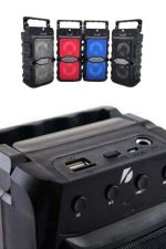 Çift Çıkışlı Güçlü Bataryalı Kablosuz Yüksek Ses Kaliteli Bluetooth Hoparlör - Görsel 3