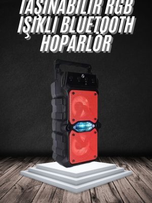 Bluetooth Hoparlör Çift Mikrofonlu Güçlü Ses Kaliteli Kesintisiz Kablosuz