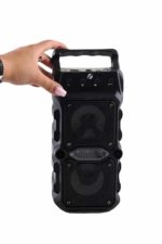 Bluetooth Hoparlör Çift Mikrofonlu Güçlü Ses Kaliteli Kesintisiz Kablosuz - Görsel 4