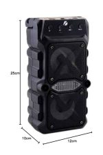 Bluetooth Hoparlör Çift Mikrofonlu Güçlü Ses Kaliteli Kesintisiz Kablosuz - Görsel 5