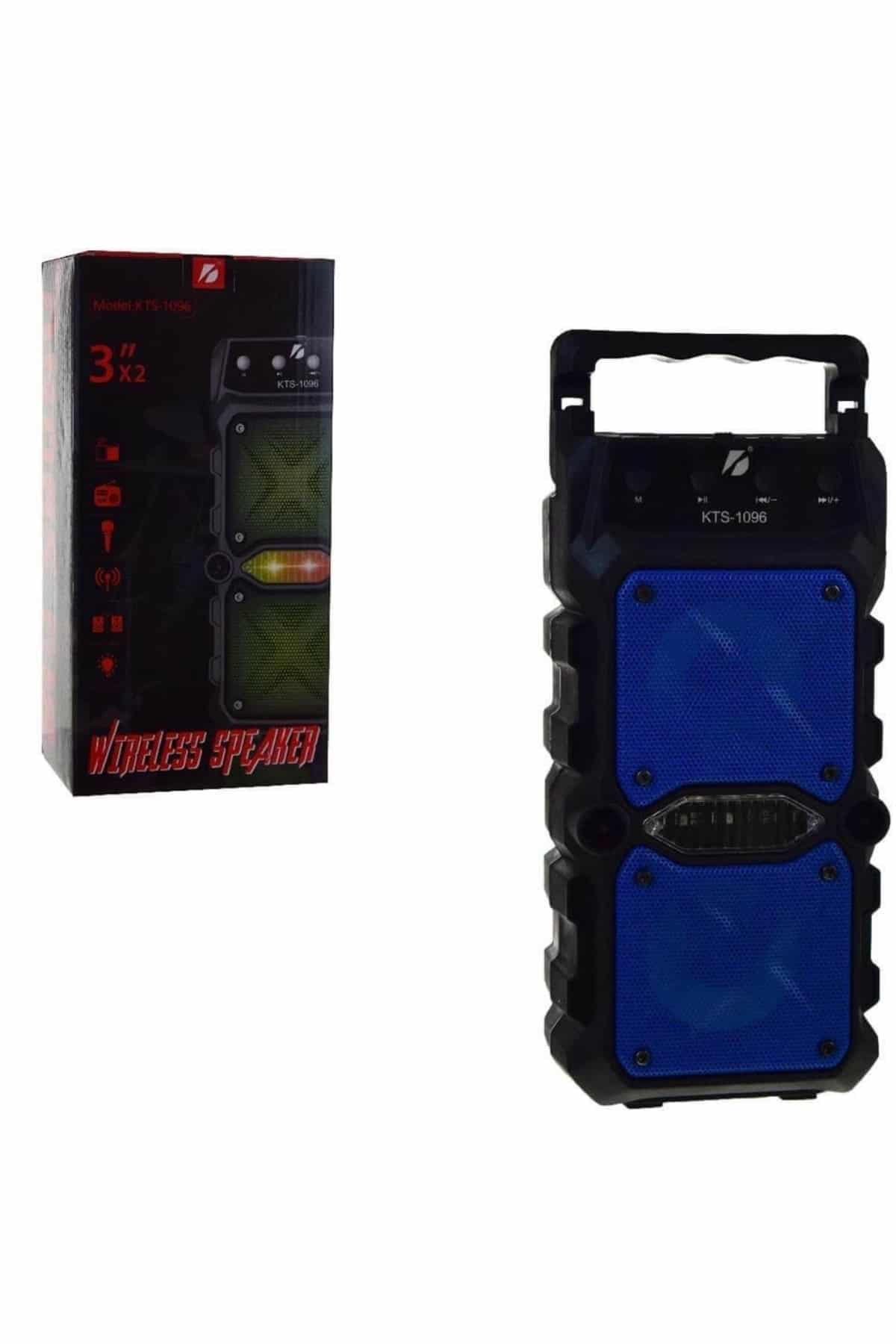 1214628_10-220.jpg Taşınabilir Kablosuz Bluetooth Hoparlör Uzun Pil Ömrü Led Işıklı - Görsel 5