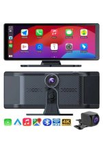 4K Ultra Araç İçi Ön ve Arka Kameralı Ekran HD 2 Kameralı Torpido Üstü Araç Multimedya - Görsel 2