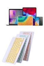 Android ve İOS Uyumlu Bluetooth Kablosuz Türkçe Q Klavye Renkli - Görsel 2