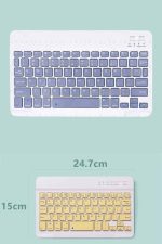 Android ve İOS Uyumlu Bluetooth Kablosuz Türkçe Q Klavye Renkli - Görsel 5