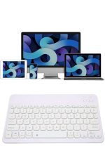 Bluetooh Wıreless Keyboard Siyah Q Klavye İOS Ipad Android Windows Uyumlu - Görsel 3