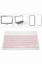 Bluetooth Şarj Edilebilir Mini Q Klavye Kablosuz Taşınabilir - Görsel 3