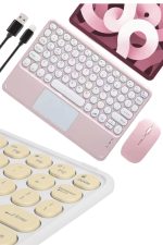 Bluetooth Touchpad Klavye 10.9 inch Kablosuz Wifi Q Klavye Slim - Görsel 4