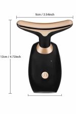 Kırışıklık Giderici Yüz Masaj Aleti Pilli Cilt Bakım Cilt Sıkılaştırma Derinlemesine Temizler - Görsel 2