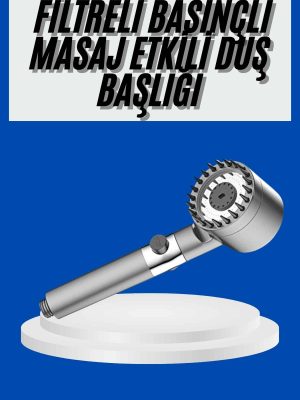 Yeni Nesil Duş Başlığı Paslanmaz Çelik Masaj Etkili Ergonomik Tasarım Su Basınçlı