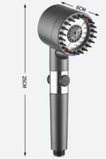 Yüksek Performanslı Masaj Etkili Su Tasarruflu Duş Başlığı Krom Kaplama Uzun Ömürlü - Görsel 5