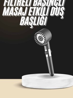 Duş Başlığı Profesyonel Masaj Başlıklı 3 Modlu Yeni Nesil Masaj Uçlu Su Tasarruflu