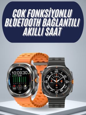 2025 Model Gelişmiş Özellikli Nabız Sensörlü Spor Takibi Yapabilen Titreşimli Saat