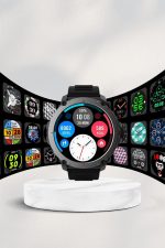 Akıllı Saat Amoled Ekran Metal Ve Deri Kordonlu Uyku ve Sağlık Takibi Titreşimli - Görsel 3