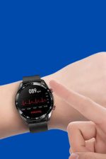 Akıllı Saat Amoled Ekran Metal Ve Deri Kordonlu Uyku ve Sağlık Takibi Titreşimli - Görsel 4