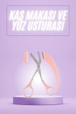 Taraklı Kaş Makası ve Ustura Seti Kaş Düzeltme Makası Kaş Bıyık Alma Aleti