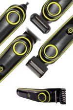 Saç Sakal Şekillendirici Tıraş Makinesi 5 Başlıklı Paslanmaz Çelik Bıçaklı Unısex - Görsel 2